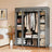 Portable Closet - Fabric - Navy Blue - Clothes Storage Organizer with Rail