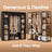 Portable Closet - Fabric - Navy Blue - Clothes Storage Organizer with Rail