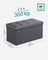 Foldable Ottoman - Fabric - Coffee Brown - Cube Storage with High Weight Capacity