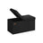 Storage Ottoman - Fabric - Grey - Foldable with Flipping Lid