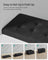 Storage Ottoman - Fabric - Ink Black - Flipping Lid and Foldable Design