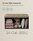 Foldable Storage Ottoman - Fabric - Camel Brown - Versatile Footstool with Flipping Lid