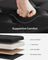 Foldable Small Storage Ottoman - Fabric - Ink Black - Multi-Functional Footrest with 300 kg Load Capacity