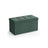 Foldable Storage Ottoman - Fabric - Retro Green - Cube Design with Storage