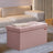 Storage Ottoman Bench - Fabric - Ink Black - Foldable with Storage
