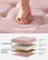 Foldable Storage Ottoman - Fabric - Jelly Pink