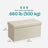 Foldable Storage Ottoman - Fabric - Cream White