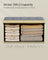 Storage Ottoman - 89L - Velvet Fabric - Foldable Design