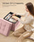 Storage Ottoman - Folding with Lid, 37 L - Velvet - Jelly Pink