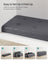 Storage Ottoman - Fabric - Dark Grey - Foldable with Storage