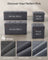 Storage Ottoman - Fabric - Dark Grey - Foldable with Storage