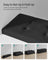 Foldable Storage Bench - Ink Black - Padded