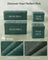 Foldable Storage Ottoman - Padded, 120L Capacity - Fabric - Retro Green