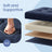 Storage Ottoman Bench - Fabric - Ink Black - Foldable with Storage