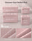 Foldable Storage Ottoman - Fabric - Jelly Pink