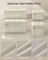 Foldable Storage Ottoman - Fabric - Cream White - Multi-Functional Footrest with 300 kg Capacity