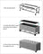 Storage Ottoman - Fabric - Light Grey - Foldable with Feet