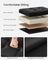 Foldable Storage Ottoman - Fabric - Ink Black - Compact Foot Rest with Storage
