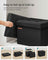 Foldable Storage Ottoman - Fabric - Ink Black - Compact Foot Rest with Storage
