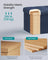 Small Foldable Storage Ottoman - 31 x 41 cm - Denim Blue - Multi-functional Foot Stool with 130 kg Capacity
