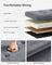 Foldable Storage Ottoman Bench - Velvet - Slate Grey - Versatile Footstool and Storage Chest