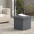 Storage Ottoman - Fabric - Slate Grey - Foldable with Storage