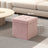 Storage Ottoman - Fabric - Slate Grey - Foldable with Storage