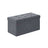 Foldable Storage Ottoman Bench - Velvet - Grey - Includes Extra Storage Boxes