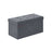 Foldable Velvet Storage Ottoman Bench - 300 kg Load Capacity - Ink Black - Includes 2 Extra Storage Boxes