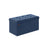 Foldable Velvet Storage Ottoman Bench - 300 kg Load Capacity - Ink Black - Includes 2 Extra Storage Boxes