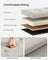 Foldable Ottoman - Velvet - Gray - Multi-functional Storage Bench with Extra Storage Boxes
