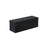 Foldable Storage Ottoman - Velvet - Ink Black - Includes 2 Extra Storage Boxes