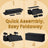 Foldable Storage Ottoman - Velvet - Slate Grey - Includes 2 Extra Storage Boxes