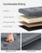 Foldable Storage Ottoman - Velvet - Slate Grey - Load Capacity 300 kg