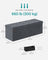 Foldable Storage Ottoman - Velvet - Slate Grey - Load Capacity 300 kg