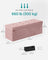 Foldable Storage Ottoman - Velvet - Jelly Pink - 300 kg Load Capacity