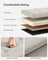 Foldable Storage Ottoman Bench - Velvet - Cream White - Includes Extra Storage Boxes
