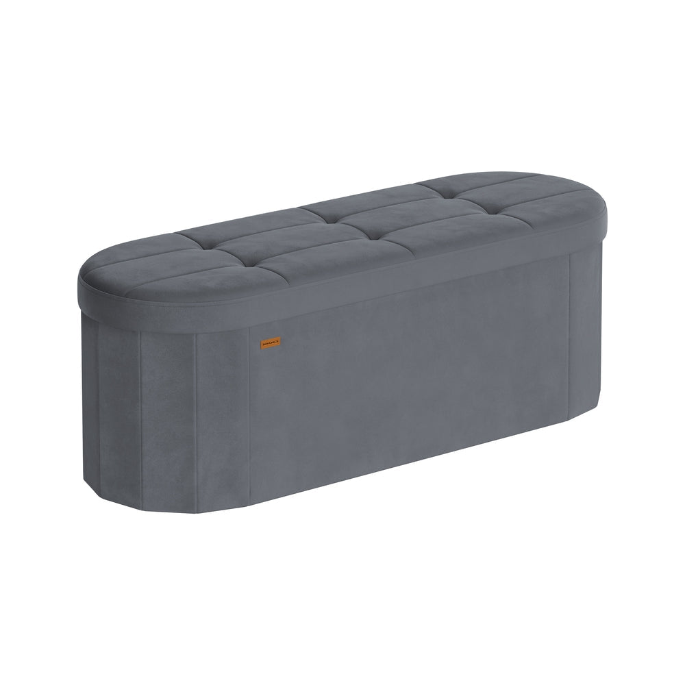 Storage Ottoman Bench - 110L - MDF - Folding Design