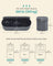 Storage Ottoman Bench - 110L - MDF - Folding Design