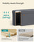 Storage Ottoman Bench - 110L - MDF - Folding Design