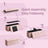 Storage Ottoman Bench - Fabric - Ink Black - Foldable with Storage