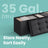 Folding Storage Bench Ottoman - Fabric - Ink Black - Multi-Functional for Living Room