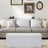 Folding Storage Bench Ottoman - Fabric - Ink Black - Multi-Functional for Living Room
