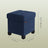 Storage Ottoman - Fabric - Ink Black - Foldable with Storage