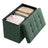 Storage Ottoman Bench - MDF and Linen-Look Fabric - Vintage Green