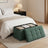 Storage Ottoman Bench - MDF and Linen-Look Fabric - Vintage Green