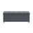 Foldable Storage Ottoman - Velvet - Cappuccino Beige - 112 L Capacity with Lid