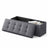 Folding Storage Bench - Fabric - Ink Black - Versatile Ottoman with Internal Storage