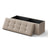 Folding Storage Bench - Fabric - Ink Black - Versatile Ottoman with Internal Storage