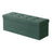 Storage Ottoman Bench - MDF and Linen-Look Fabric - Green